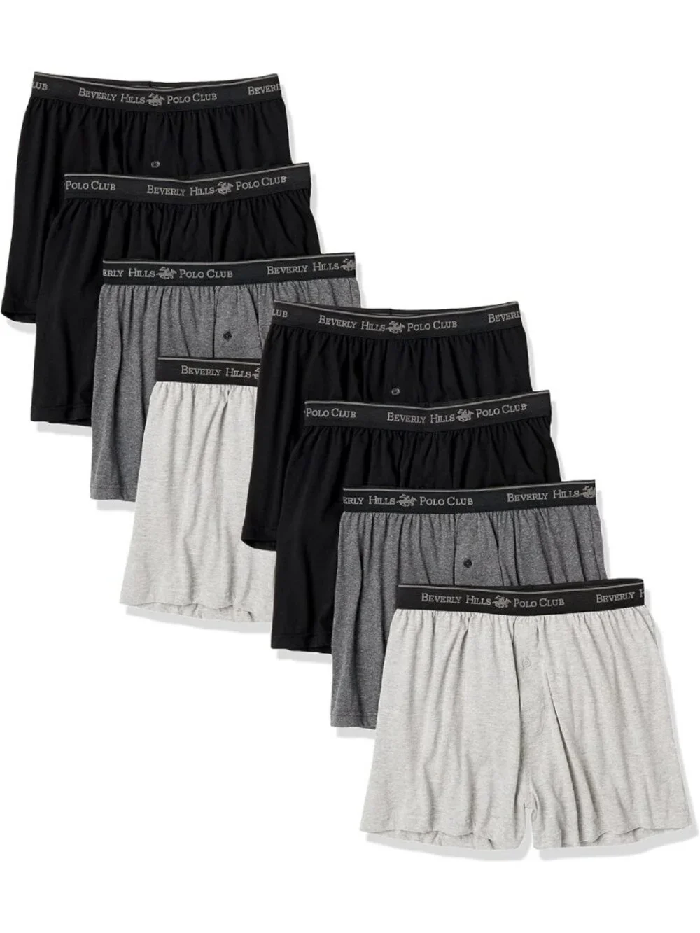 Men's 8-Pack Knit Boxers - Comfortable, Breathable, Stylish Underwear Set